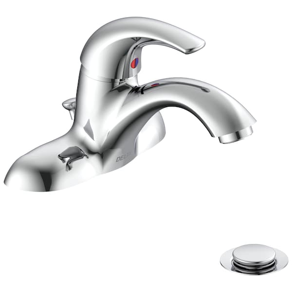 Delta Commercial 22C: Single Handle Centerset Bathroom Faucet